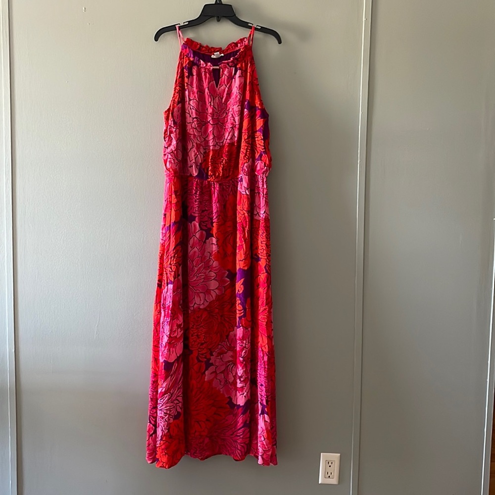 Est. 1946, floral print maxi dress.